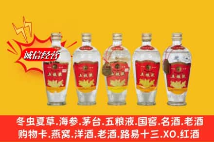 蠡县回收老五粮液